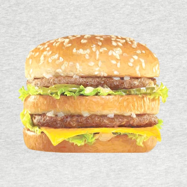 Big Mac Painting by DesignDLW